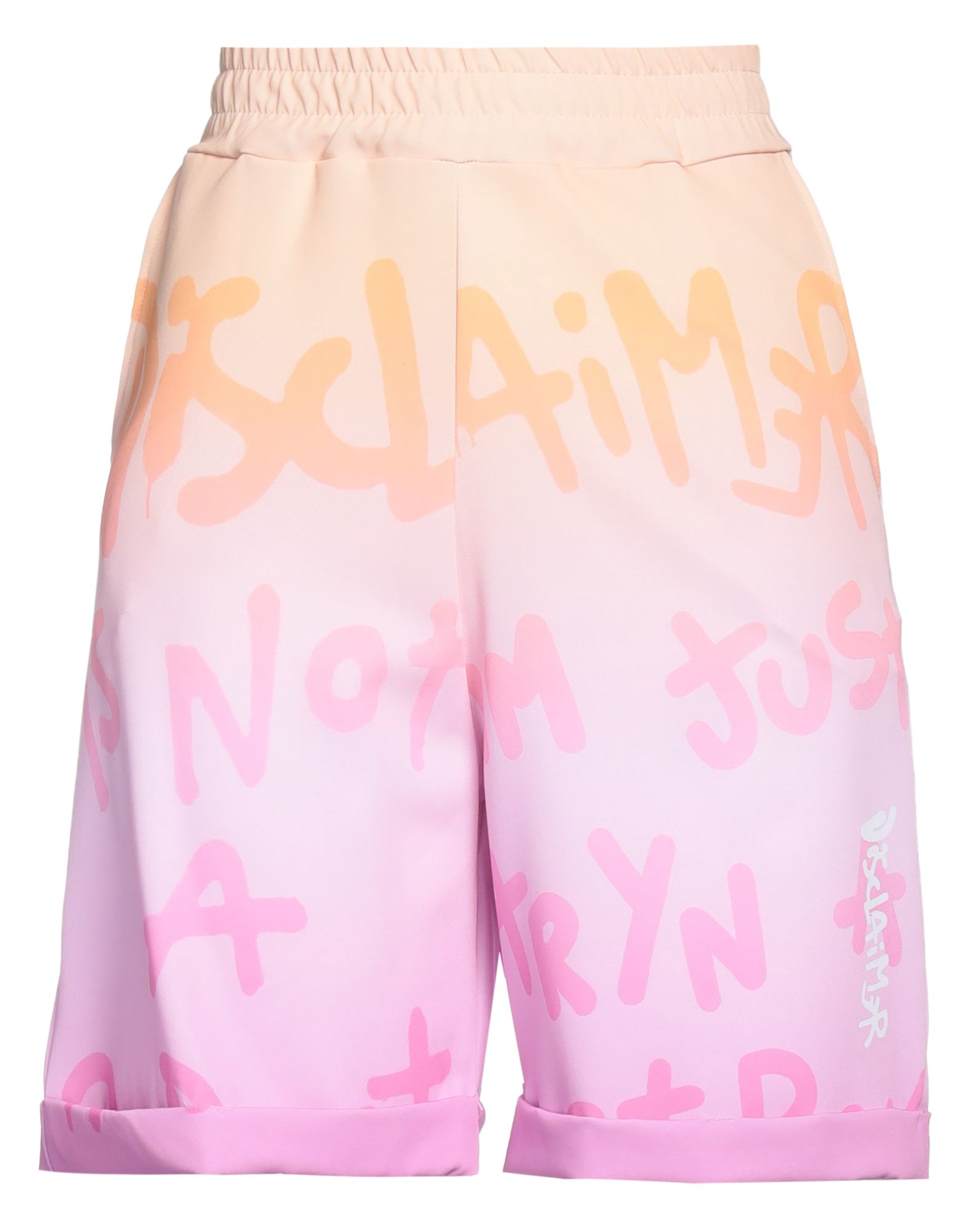 Disclaimer Woman Shorts & Bermuda Shorts Pink Size S Polyester In Light Pink