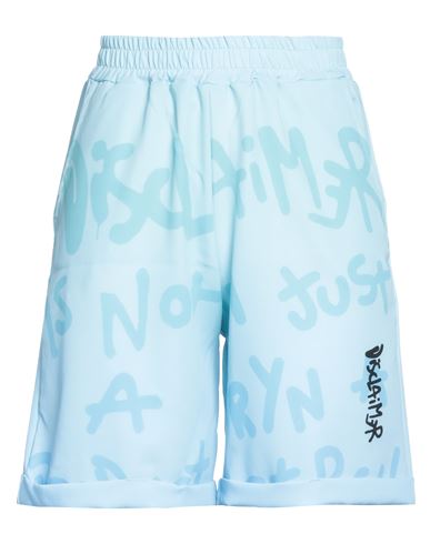 Disclaimer Woman Shorts & Bermuda Shorts Sky Blue Size Xs Polyester