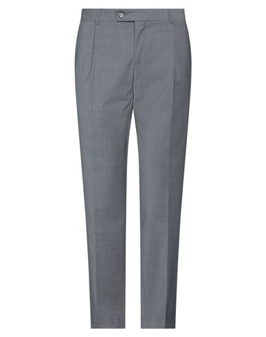 Grey Daniele Alessandrini Man Pants Lead Size 34 Wool, Polyester, Elastane
