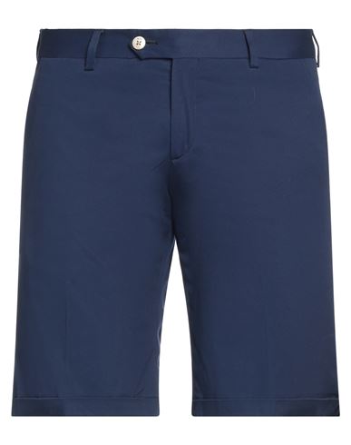 Roberto P  Luxury Roberto P Luxury Man Shorts & Bermuda Shorts Blue Size 31 Cotton, Elastane