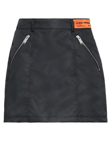 Heron Preston Woman Mini Skirt Black Size Xs Recycled Polyamide