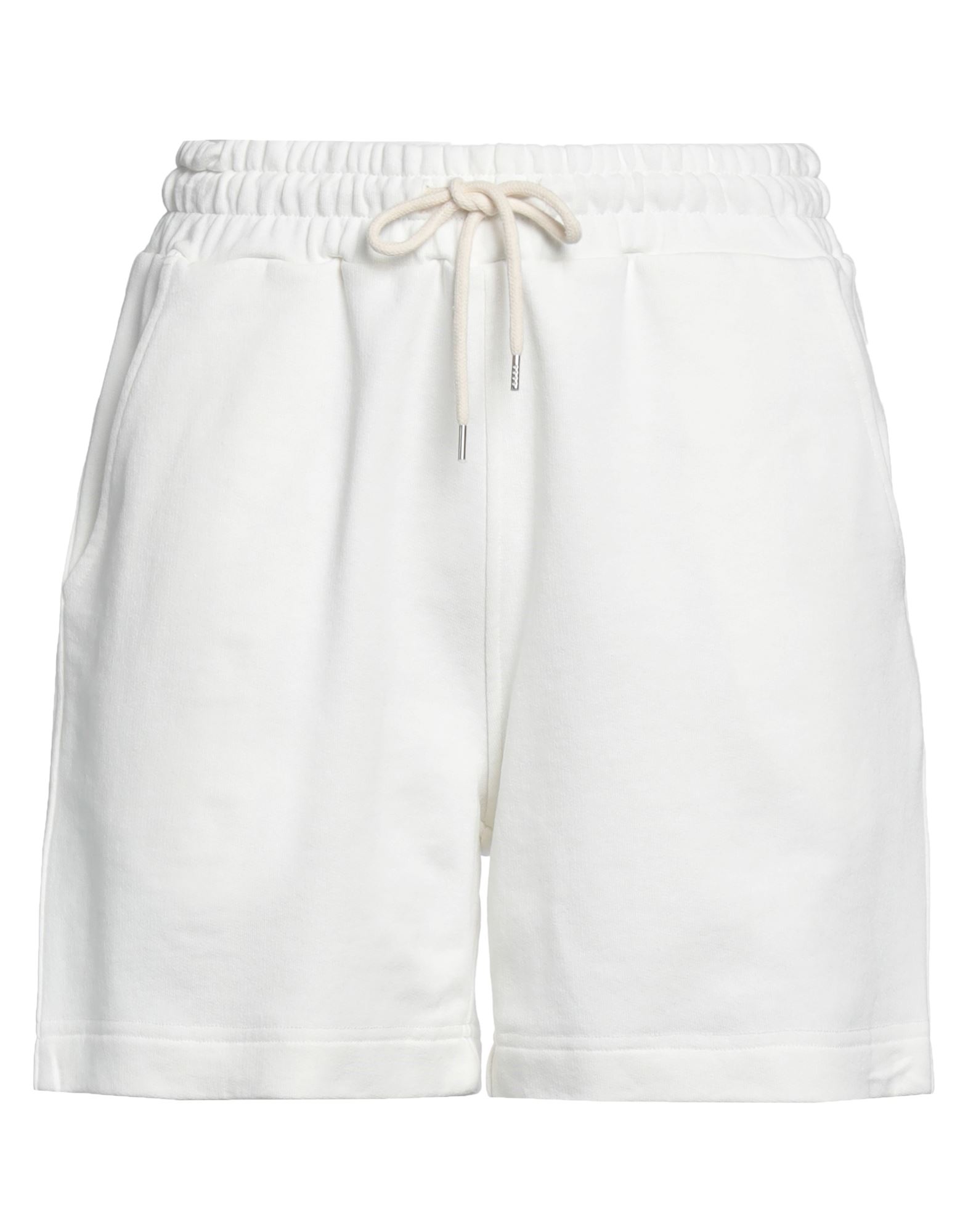 Woc Writing On Cover Woman Shorts & Bermuda Shorts Off White Size S Cotton
