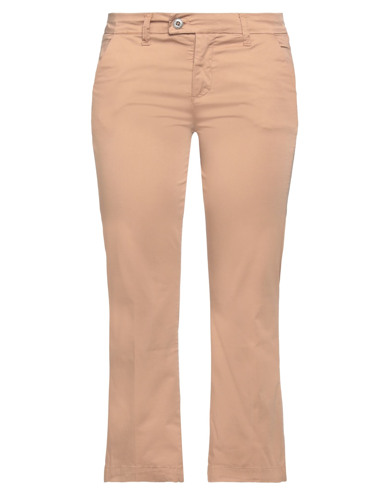 Noir And Bleu Cropped Pants In Beige