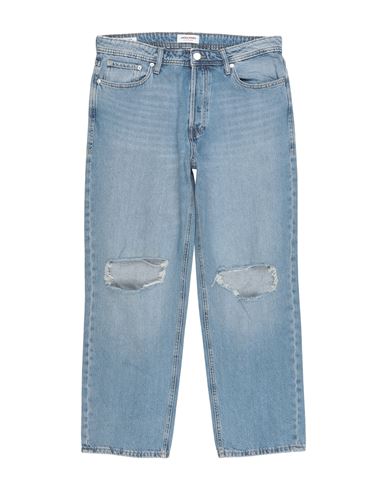 Jack & Jones Man Jeans Blue Size 34w-30l Cotton