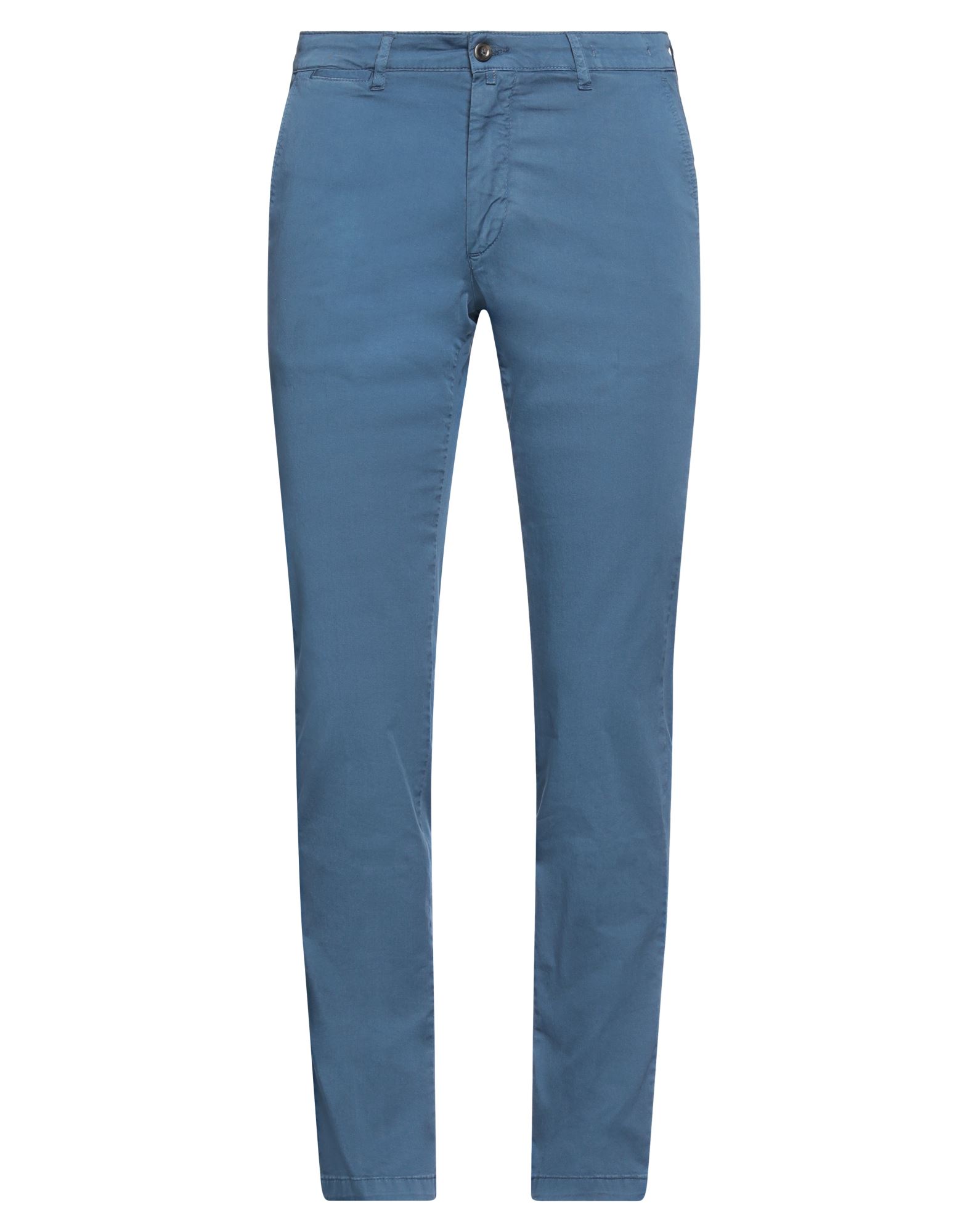 Asquani® Asquani Man Pants Navy Blue Size 30 Cotton, Elastane