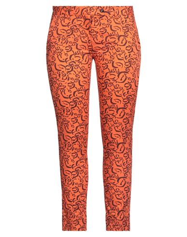 Même By Giab's Woman Pants Orange Size 10 Cotton, Elastane