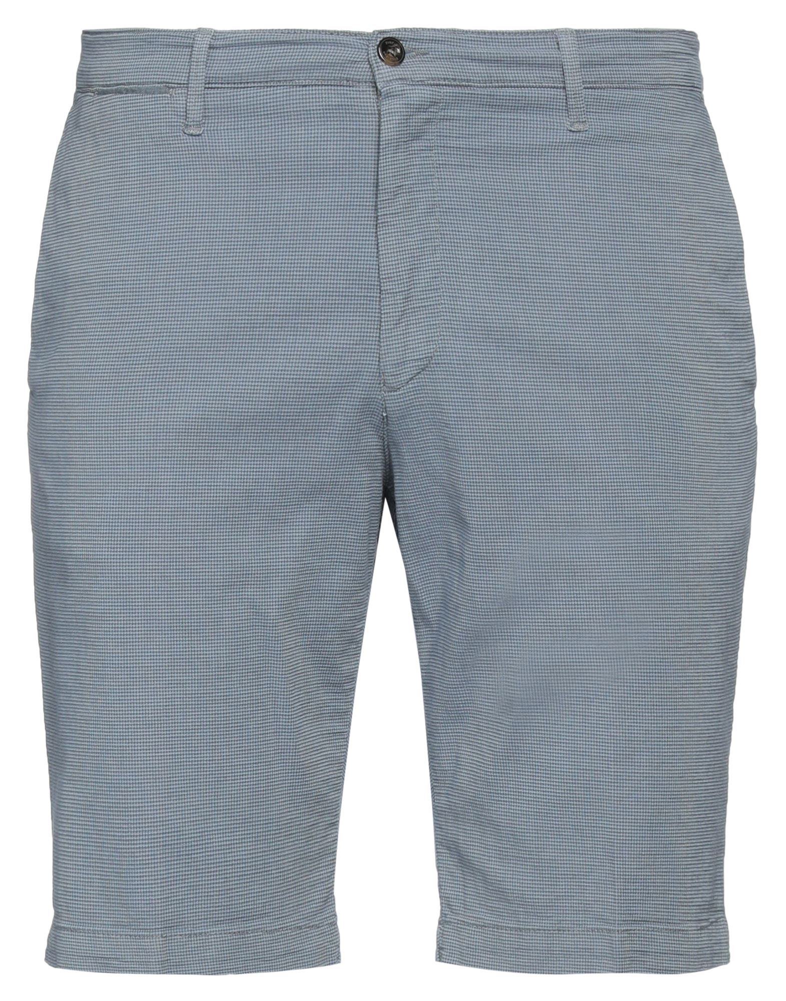 Four.ten Industry 4/10 Four. Ten Industry Man Shorts & Bermuda Shorts Pastel Blue Size 38 Cotton, Elastane, Polyester