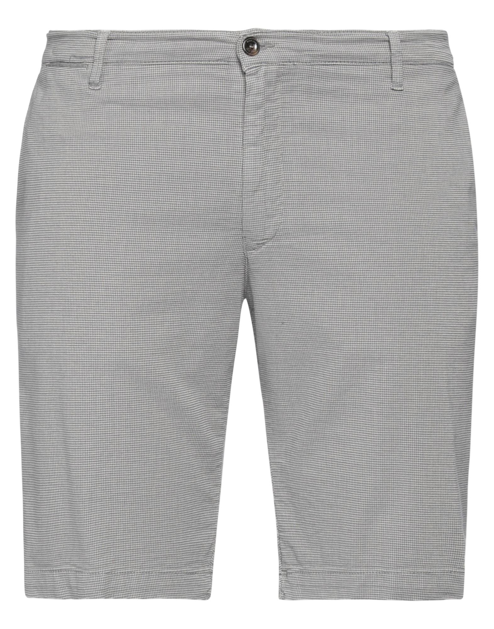 Four.ten Industry 4/10 Four. Ten Industry Man Shorts & Bermuda Shorts Grey Size 38 Cotton, Elastane, Polyester