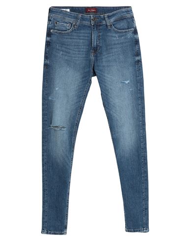 Jack & Jones Man Jeans Blue Size 29 Cotton, Polyester, Elastane