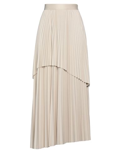 Fabiana Filippi Woman Long Skirt Beige Size 8 Polyester