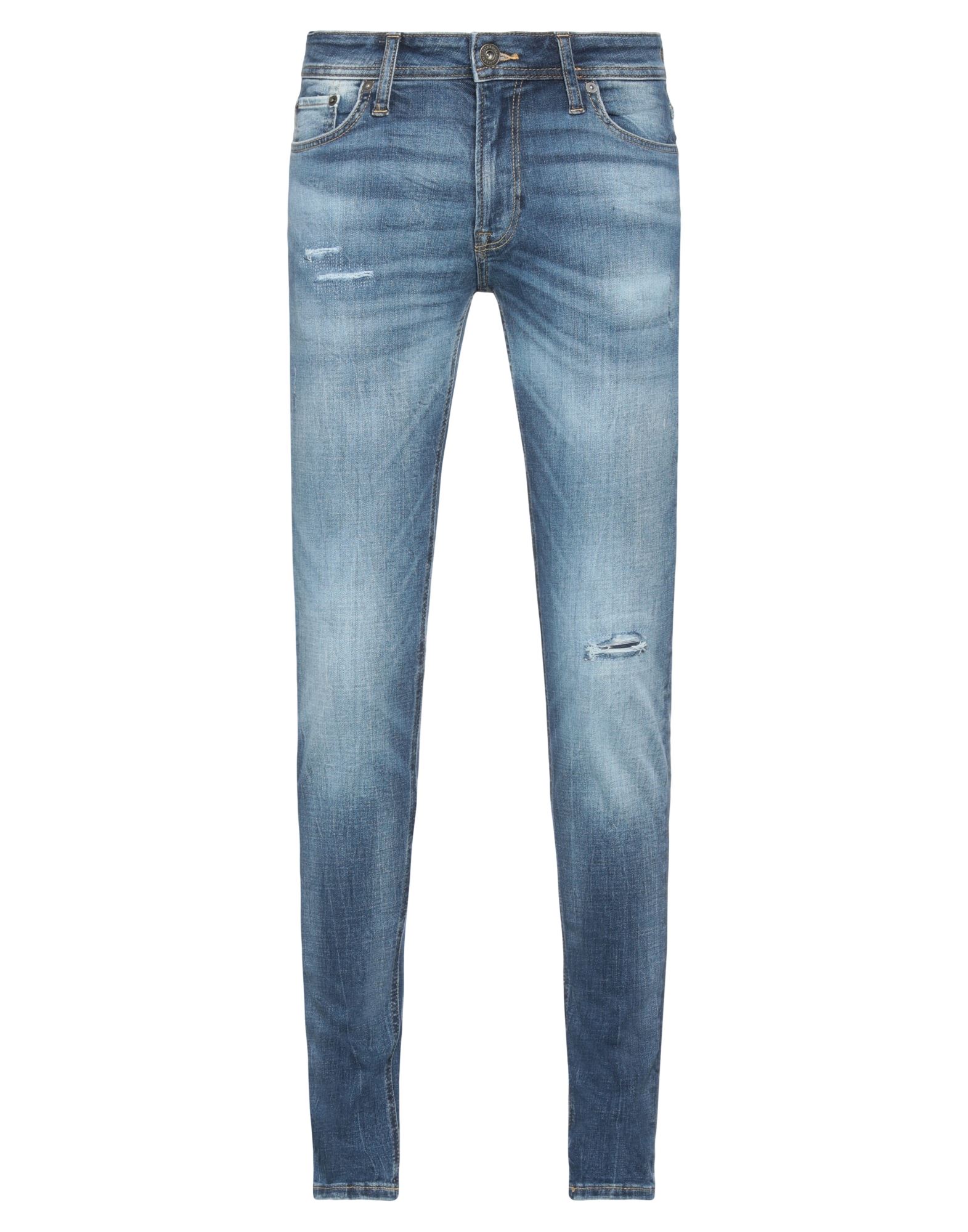 Jack & Jones Man Jeans Blue Size 29 Cotton, Elastomultiester, Elastane