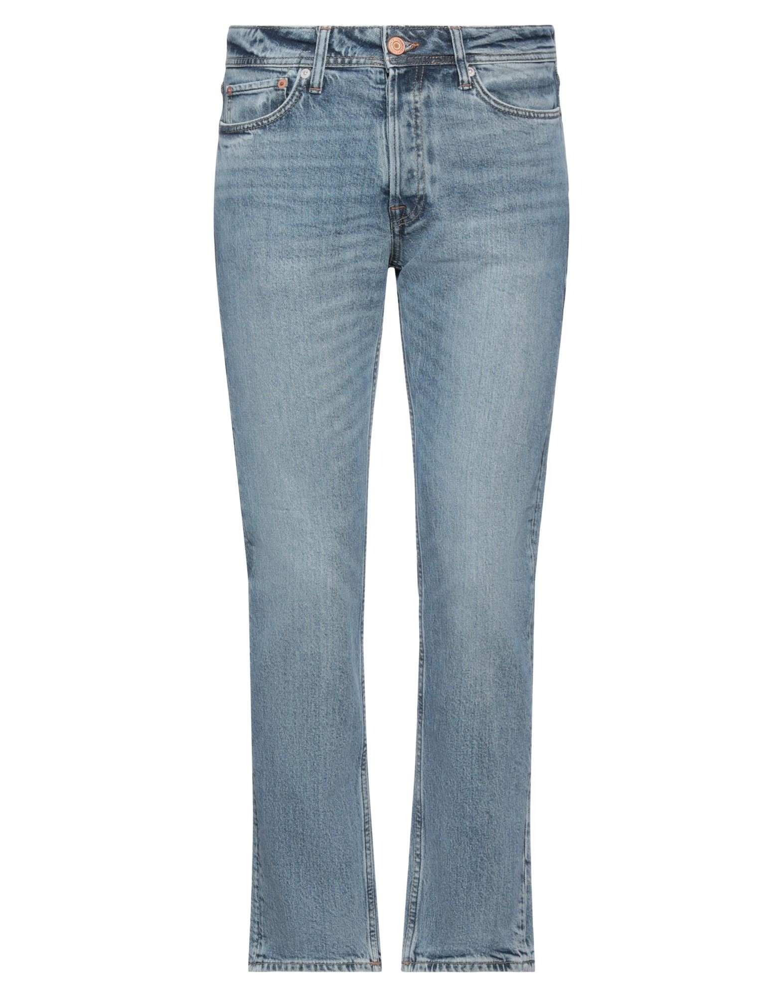 Jack & Jones Man Jeans Blue Size 33w-32l Cotton, Lyocell, Organic Cotton, Elastane