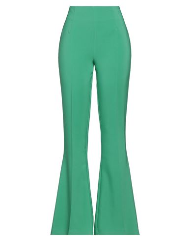 Imperial Woman Pants Green Size L Polyester, Elastane