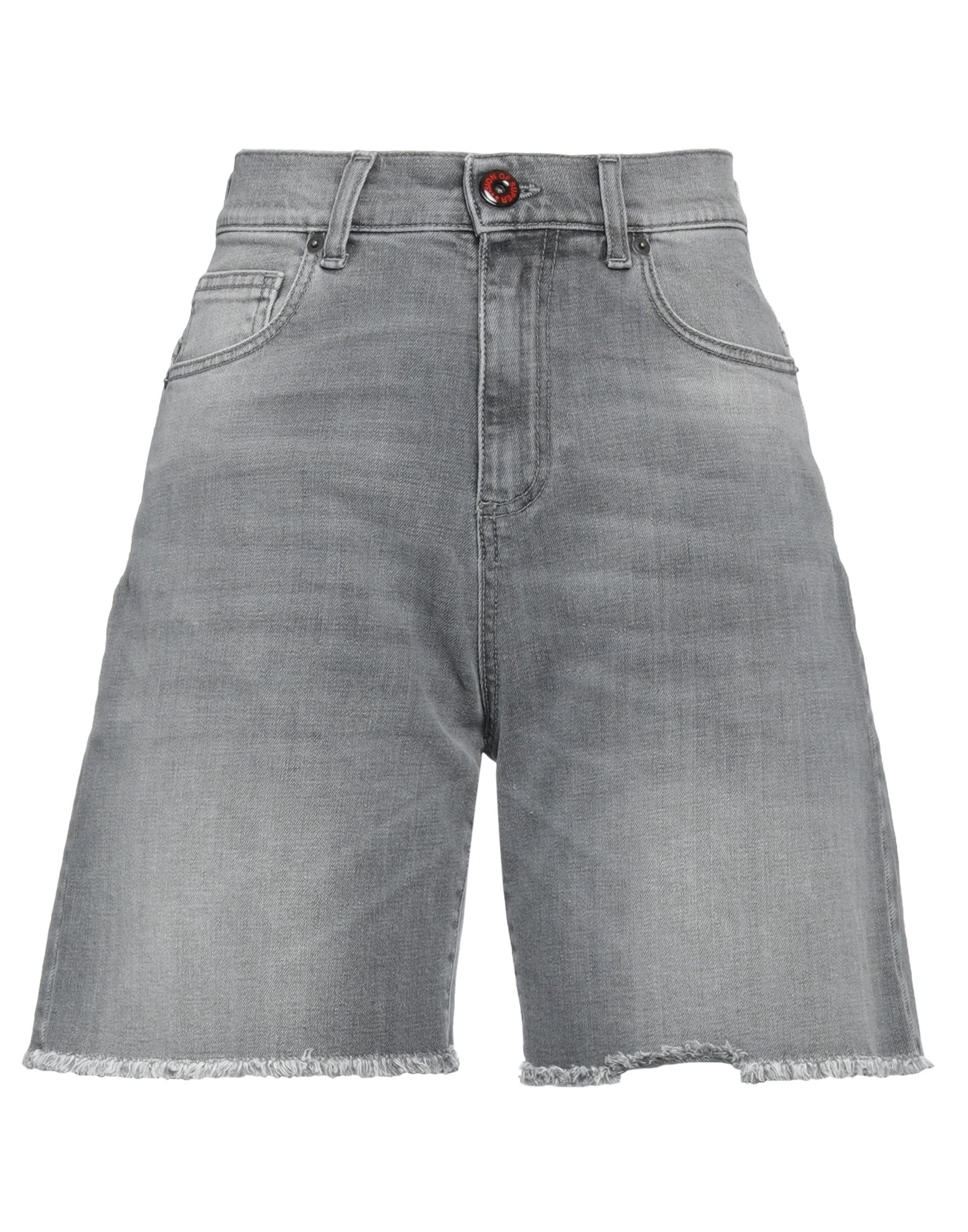 Vision Of Super Denim Shorts In Grey