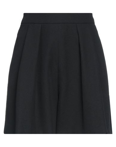 Emporio Armani Woman Shorts & Bermuda Shorts Black Size 8 Polyester, Viscose