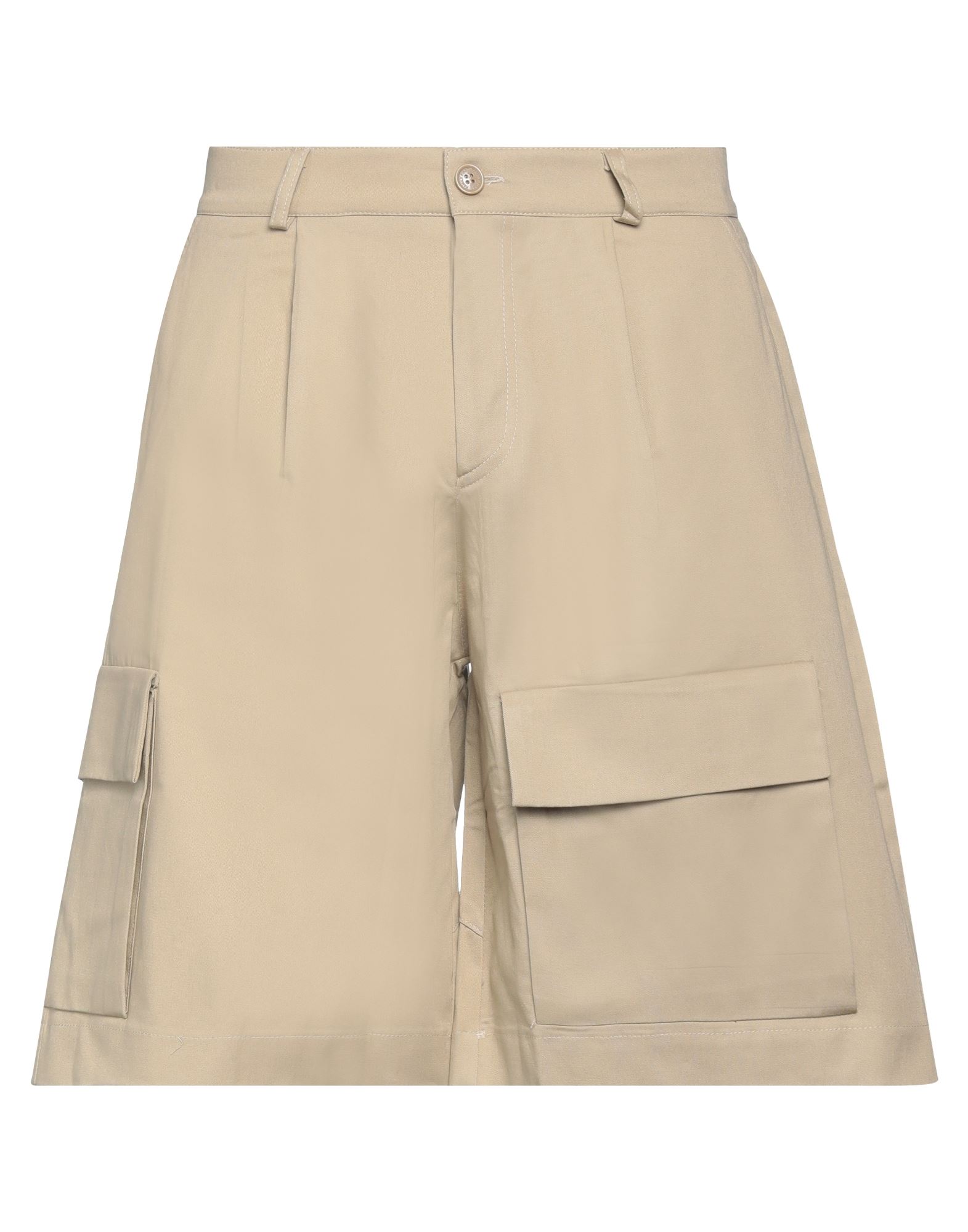 Family First Milano Man Shorts & Bermuda Shorts Khaki Size 30 Cotton, Elastane In Beige