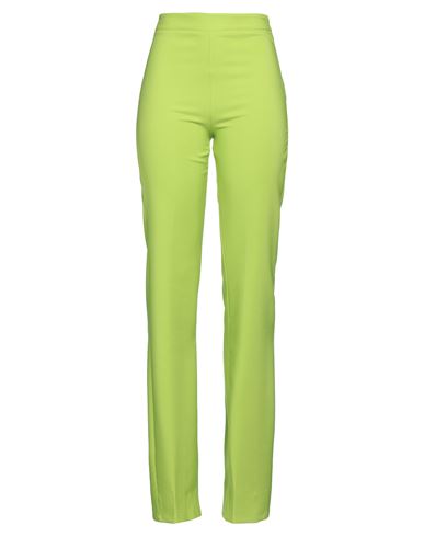 La.lolì La. Lolì Woman Pants Acid Green Size 8 Polyester, Elastane