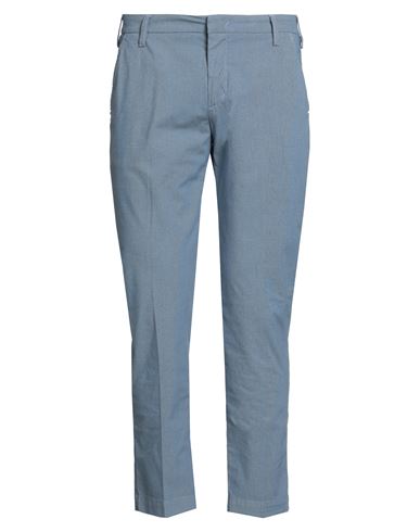 Shop Entre Amis Man Pants Light Blue Size 35 Cotton, Polyester, Elastane
