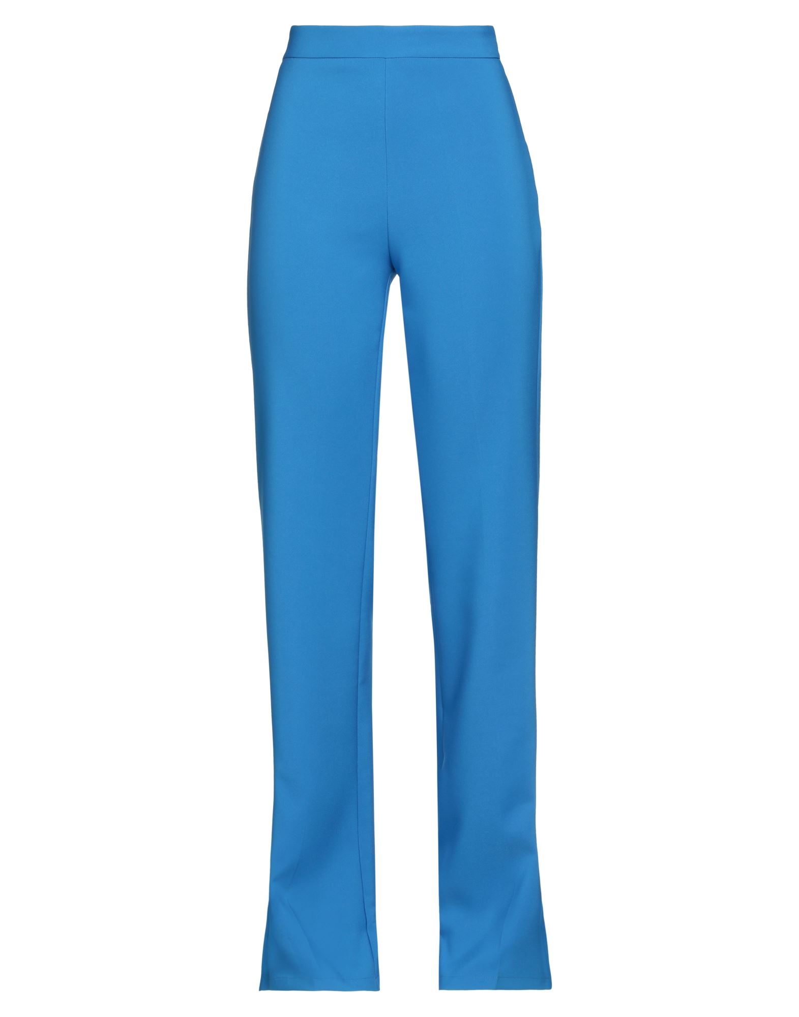 La.lolì La. Lolì Woman Pants Azure Size 8 Polyester, Elastane In Blue