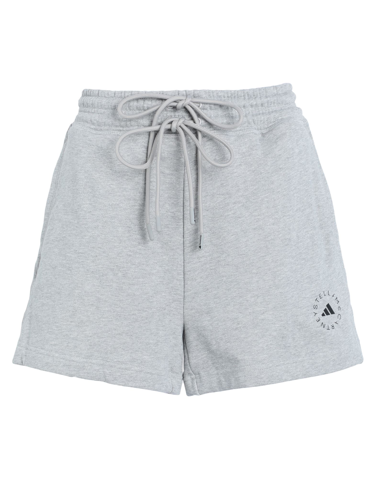Shop Adidas By Stella Mccartney Truecasuals Terry Short Woman Shorts & Bermuda In Grey