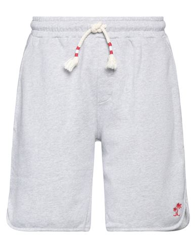 Mc2 Saint Barth Man Shorts & Bermuda Shorts Light Grey Size Xxl Cotton