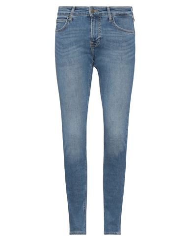 Shop Lee Man Jeans Blue Size 33w-32l Cotton, Polyester, Elastane