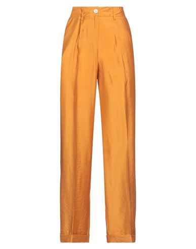 Nenette Woman Pants Ocher Size 10 Viscose, Polyamide In Yellow