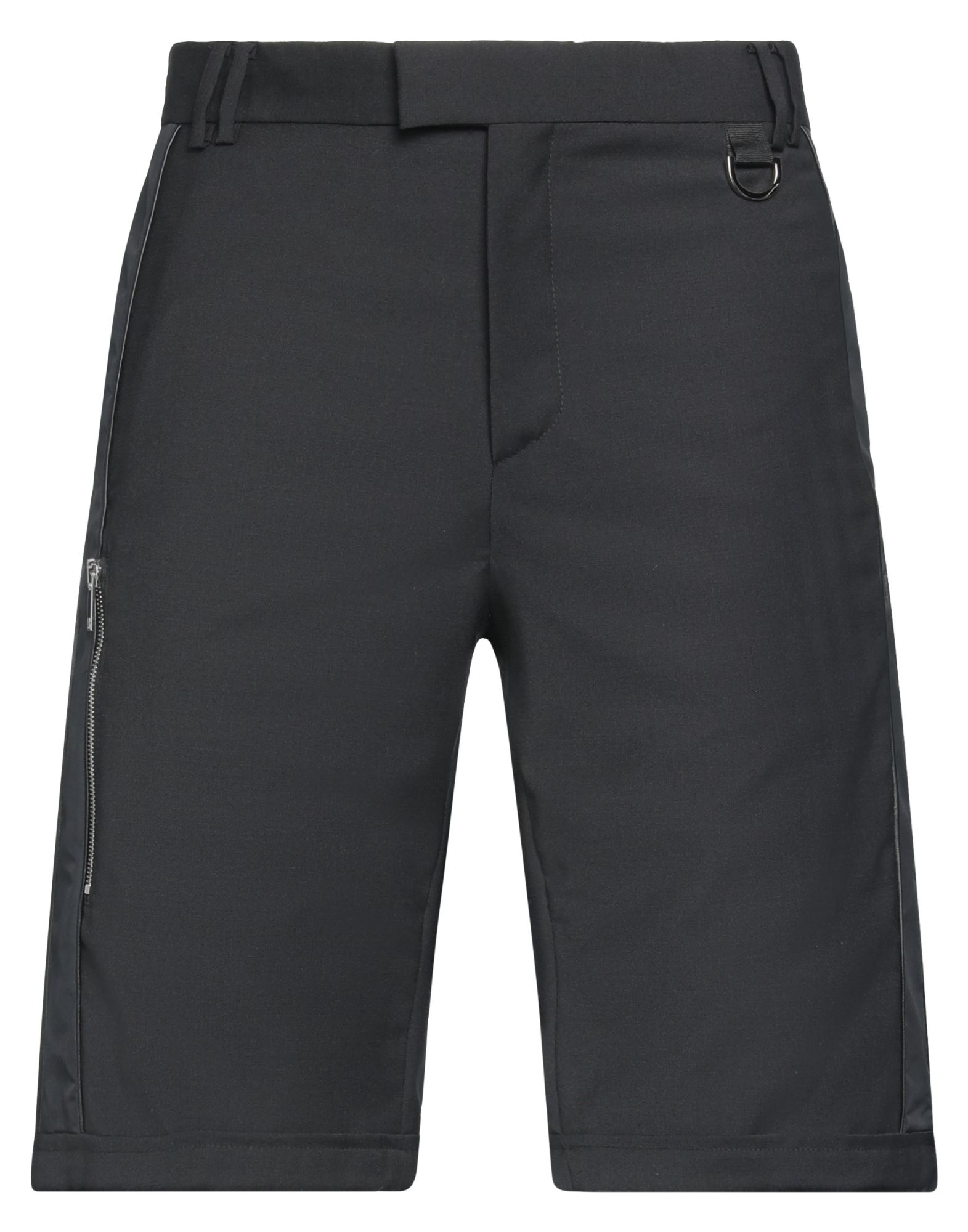 Les Hommes Man Shorts & Bermuda Shorts Black Size 32 Polyester, Virgin Wool, Elastane