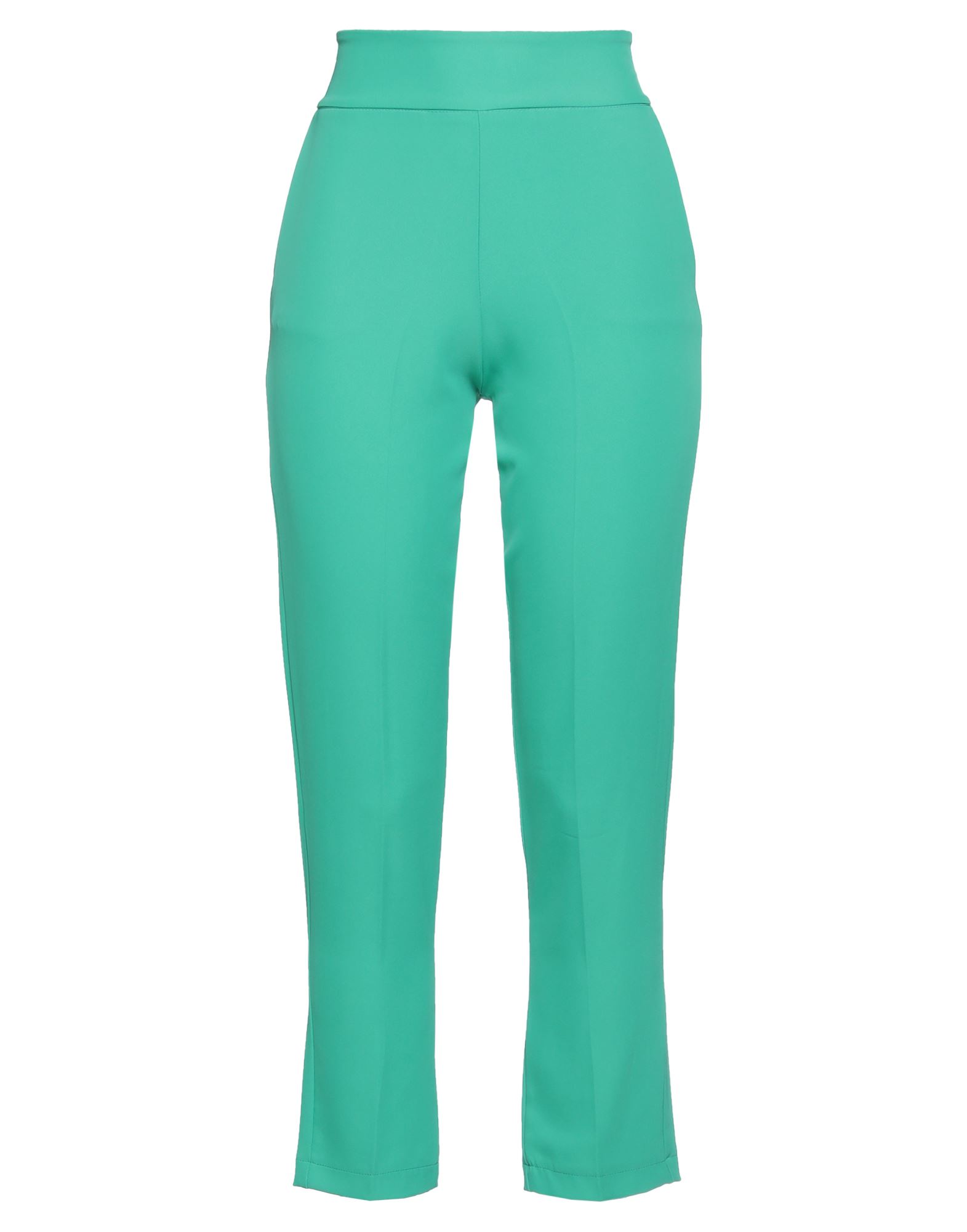La.lolì La. Lolì Woman Pants Emerald Green Size 8 Polyester, Elastane