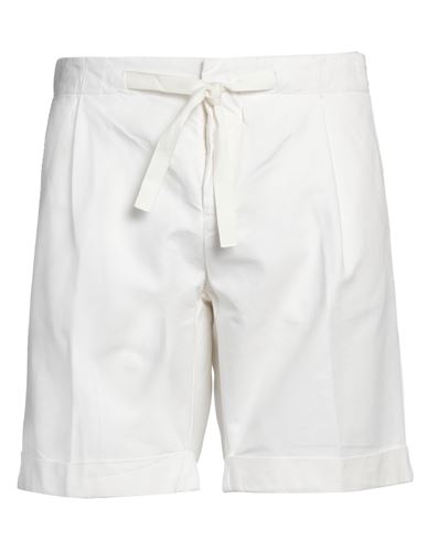 Entre Amis Man Shorts & Bermuda Shorts Off White Size 29 Cotton