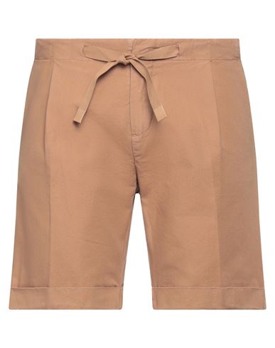 Entre Amis Man Shorts & Bermuda Shorts Camel Size 32 Cotton In Beige