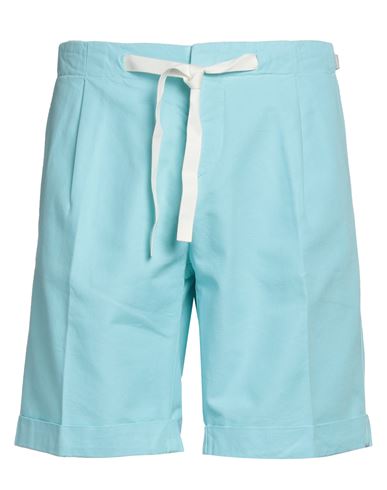 Entre Amis Man Shorts & Bermuda Shorts Sky Blue Size 32 Cotton