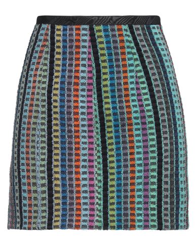 Marine Serre Signature Motif Mini Skirt In Blue