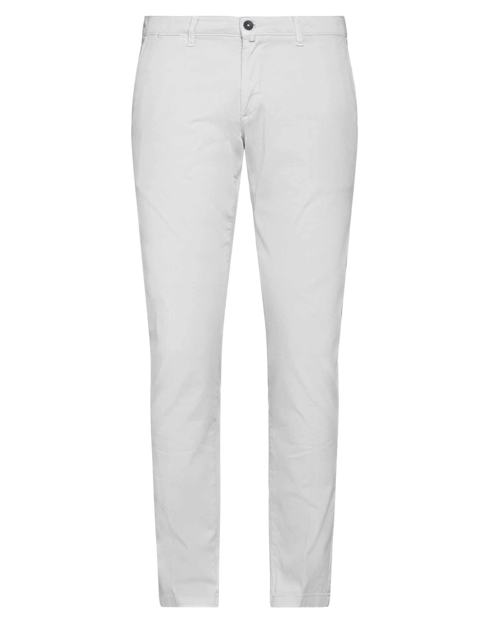 Asquani® Asquani Man Pants Light Grey Size 28 Cotton, Elastane