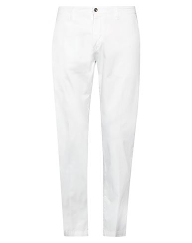 4/10 Four.ten Industry 4/10 Four. Ten Industry Man Pants Beige Size 38 Cotton, Elastane In White