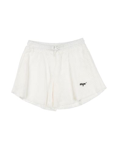 Msgm Babies'  Toddler Girl Shorts & Bermuda Shorts White Size 6 Cotton