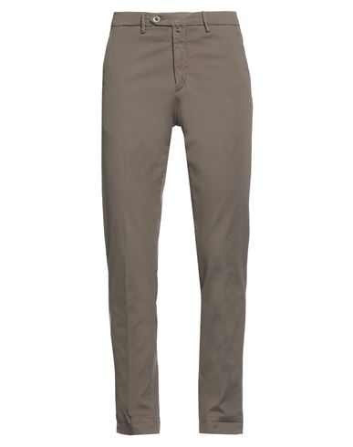 B Settecento Man Pants Khaki Size 40 Cotton, Elastane In Beige