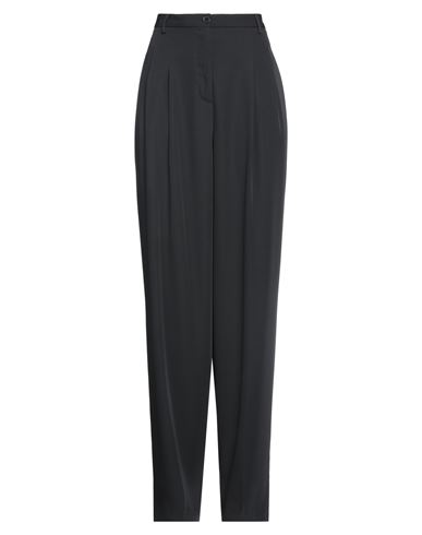Roberto Collina Woman Pants Black Size L Polyester, Elastane