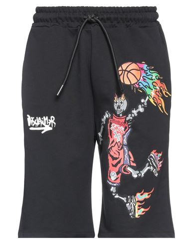 Disclaimer Man Shorts & Bermuda Shorts Black Size Xxl Cotton