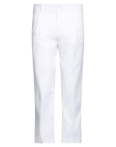 Daniele Alessandrini Man Pants White Size 30 Cotton, Elastane