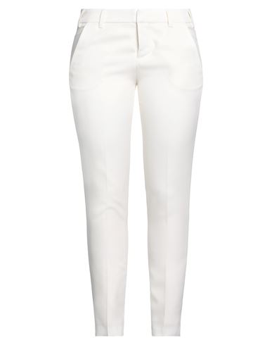 Zadig & Voltaire Woman Cropped Pants Ivory Size 6 Cotton, Elastane In White