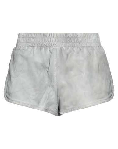 Zadig & Voltaire Woman Shorts & Bermuda Shorts Grey Size 8 Sheepskin