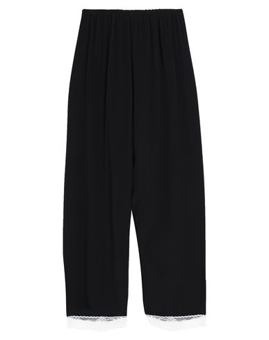 Jucca Woman Pants Black Size 8 Acetate, Silk, Polyamide