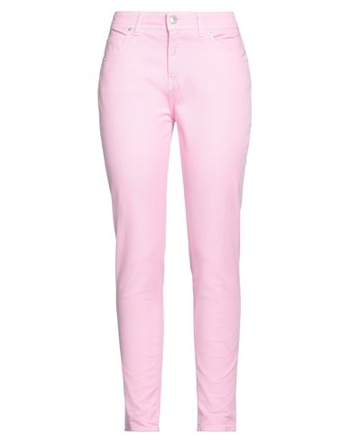 Noir'n'bleu Woman Jeans Pink Size 30 Cotton, Elastane In Multi