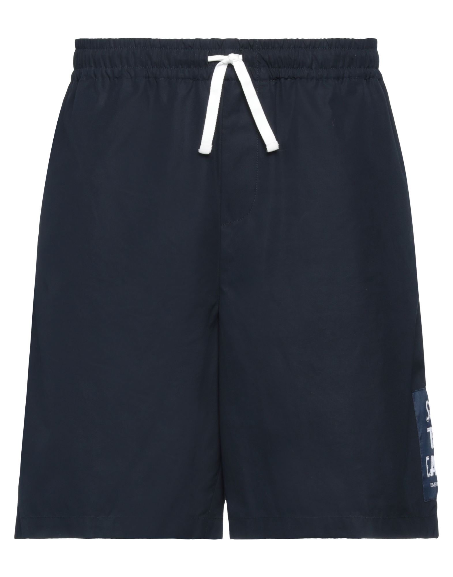 Emporio Armani Man Shorts & Bermuda Shorts Midnight Blue Size Xl Cotton