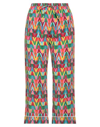Valentino Woman Pants Fuchsia Size 8 Silk In Pink