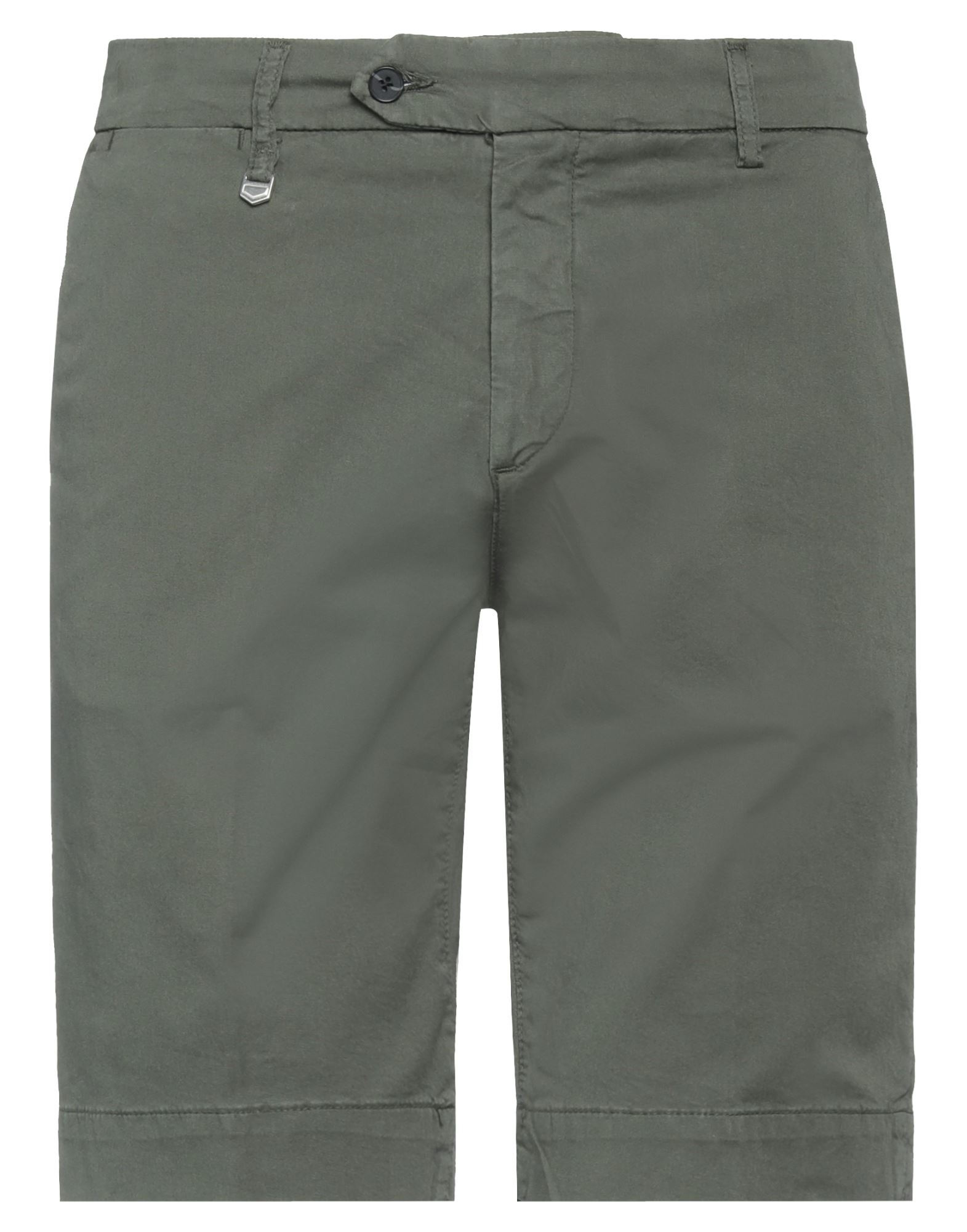 Shop Antony Morato Man Shorts & Bermuda Shorts Military Green Size 32 Cotton, Elastane
