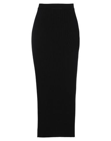Chloé Woman Long Skirt Black Size S Wool, Cashmere