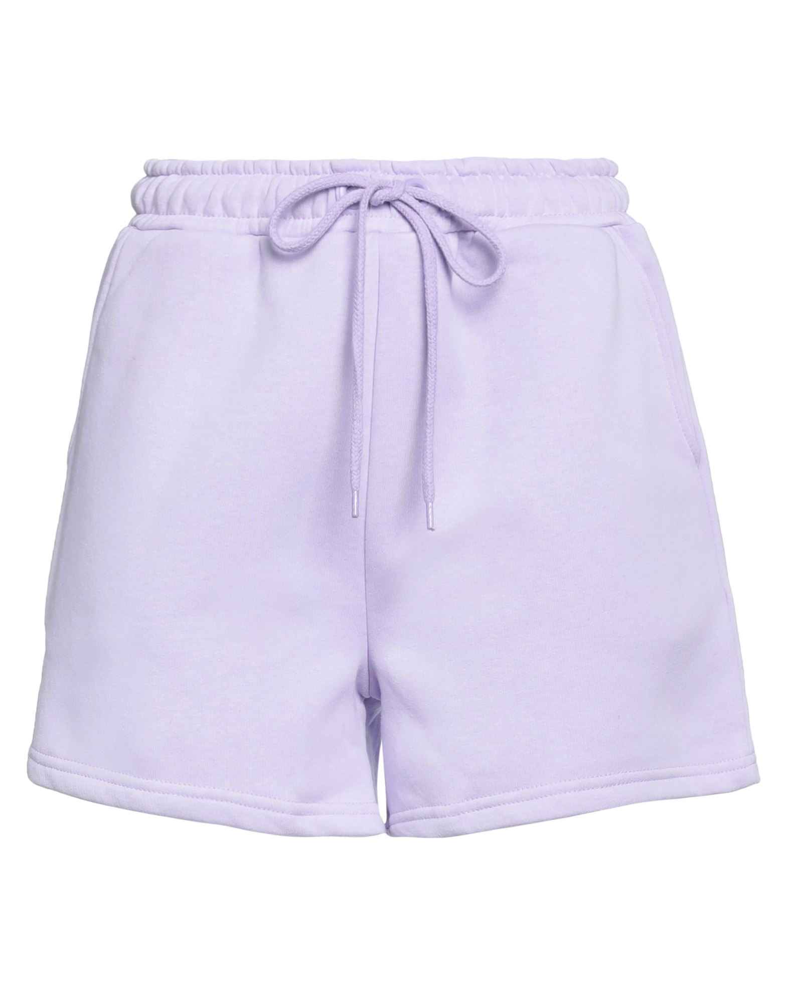 Na-kd Woman Shorts & Bermuda Shorts Lilac Size L Cotton, Elastane In Purple