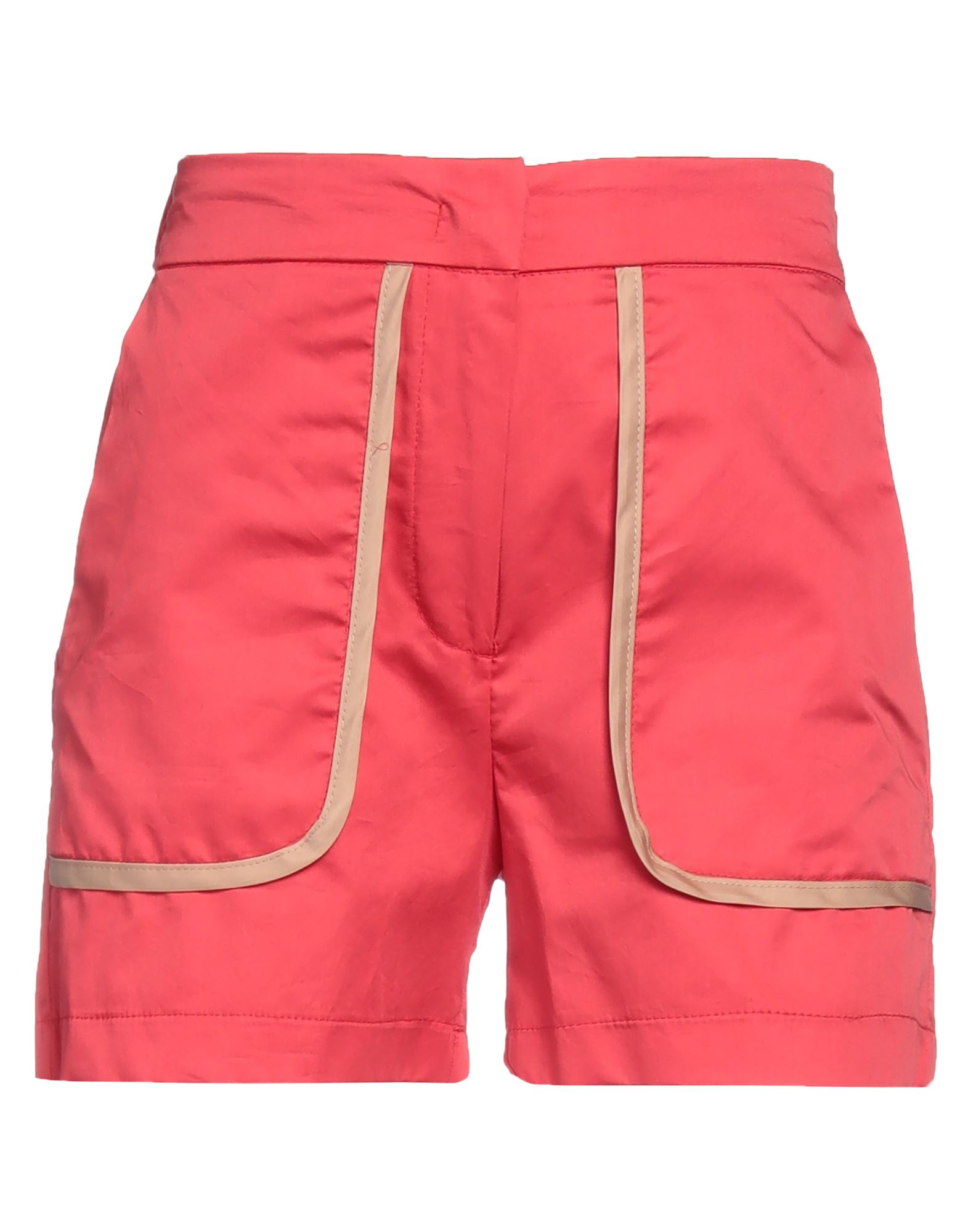 Twenty Easy By Kaos Woman Shorts & Bermuda Shorts Red Size 6 Cotton